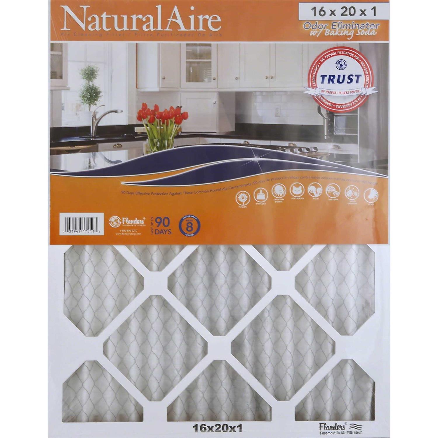Naturalaire Air Cleaning Filter Odor Eliminator with Baking Soda - Zenithce