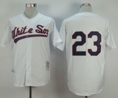 Mitchell And Ness 1990 White Sox #23 Robin Ventura White Throwback Stitched Jersey - Zenithce