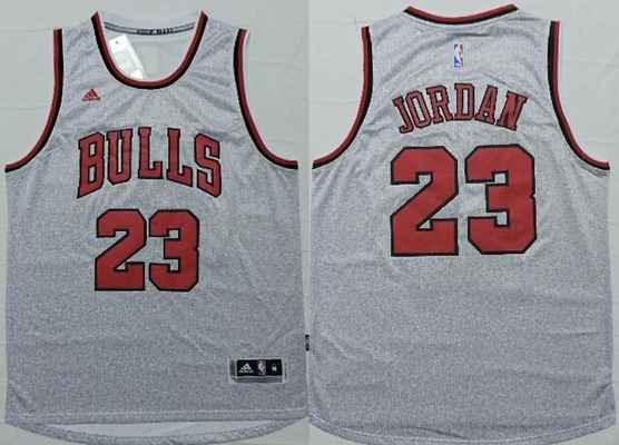 Chicago Bulls #23 Michael Jordan Revolution 30 Swingman 2014 New Gray Jersey - Zenithce