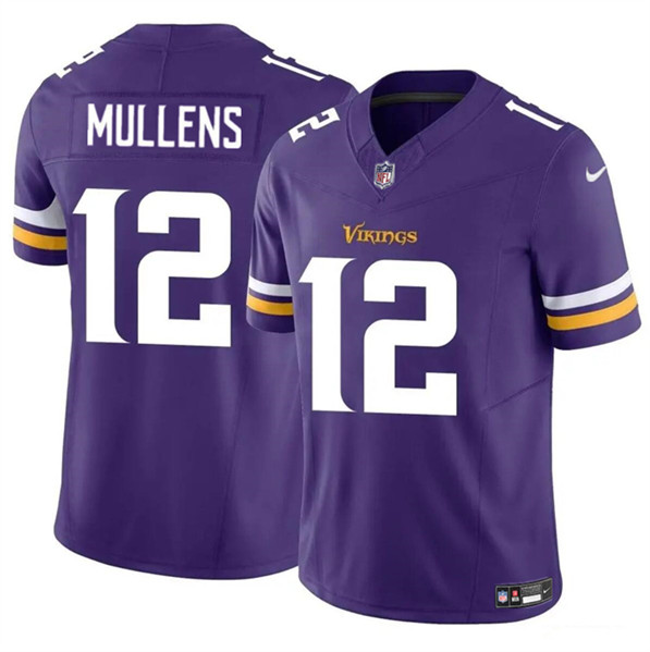 Minnesota Vikings #12 Nick Mullens Purple 2023 F.U.S.E. Vapor Untouchable Limited Stitched Jersey - Zenithce
