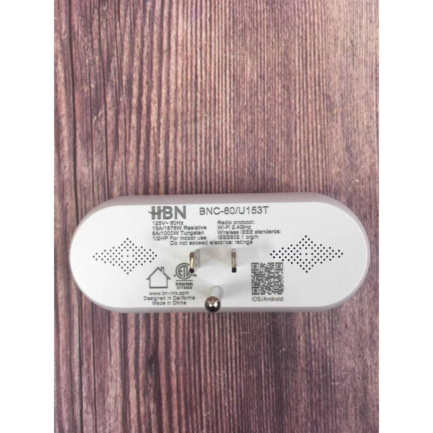 Hbn Outdoor Smart Plug Waterproof WiFi Outdoor Outlet Timer with 6 Grounded - Zenithce