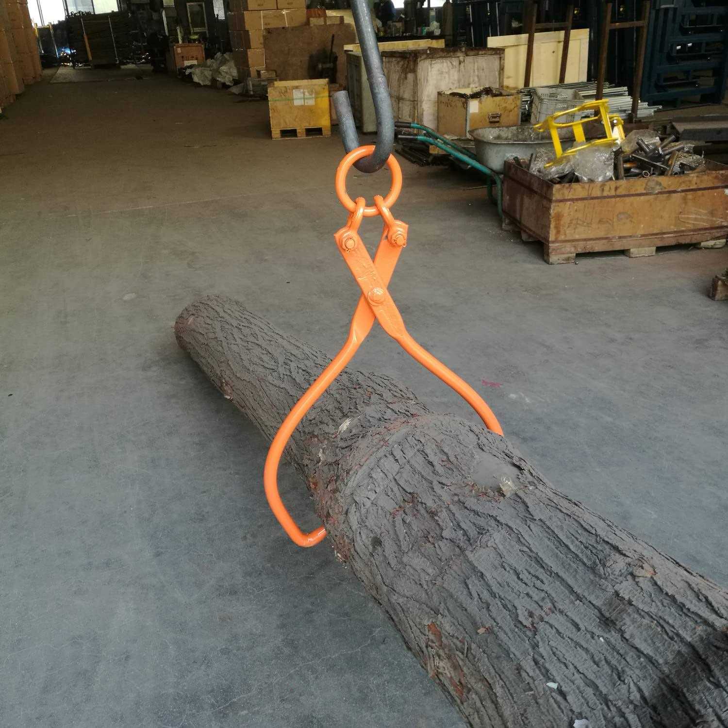Oaolowf Skidding Tongs Log Lifting/swivel Dragging Steel Tongs Log Lifting - Zenithce