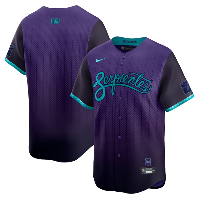 Arizona Diamondbacks Blank Purple 2025 City Connect Limited Stitched Jersey - Zenithce