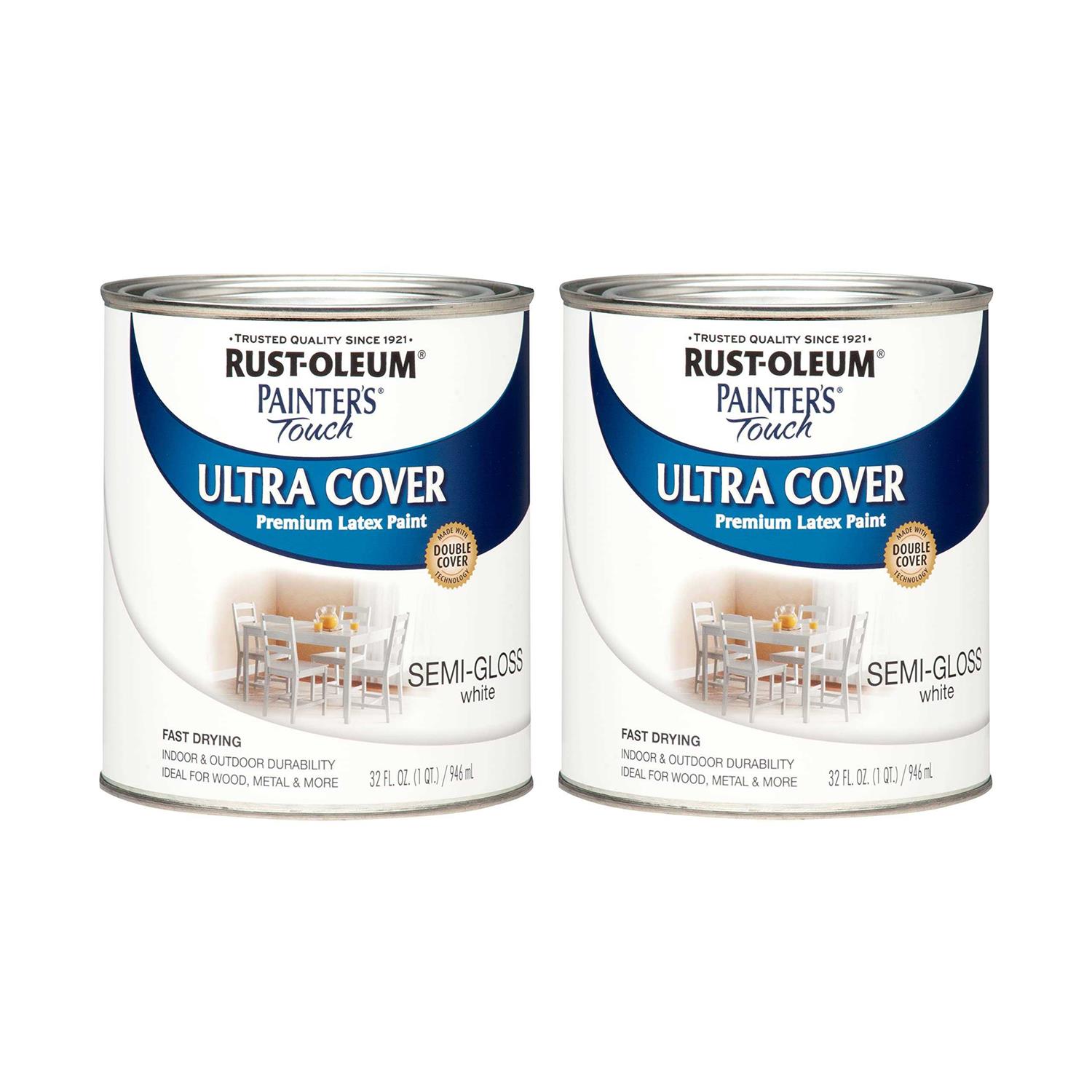 Rust-Oleum 1993502 Painter’s Touch Semi-Gloss Latex Paint - Zenithce