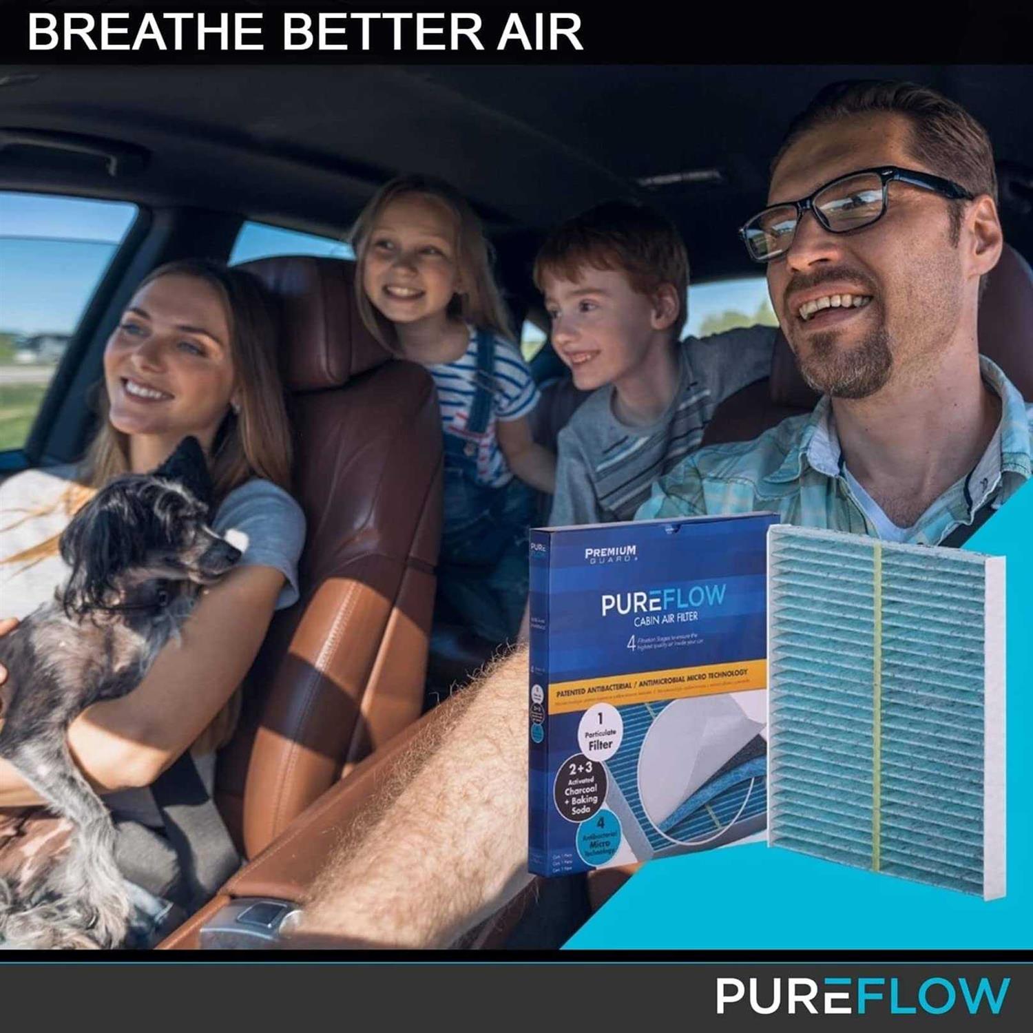 Pureflow Cabin Air Filter Pc8214x Fits 2017-21 Ford F-450 Super Duty F-350 Super Duty - Zenithce