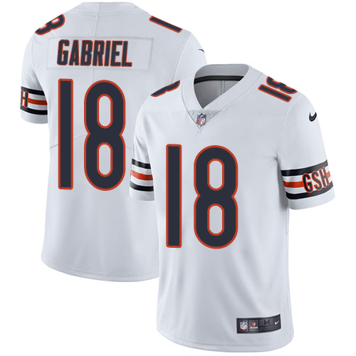 Chicago Bears#18 Taylor Gabriel White Vapor Untouchable Limited Stitched Jersey - Zenithce