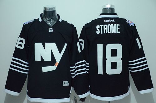 Islanders #18 Ryan Strome Black Alternate Stitched Jersey - Zenithce
