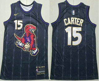Toronto Raptors #15 Vince Carter Black 2024 City Edition Swingman Sponsor Stitched Jersey - Zenithce