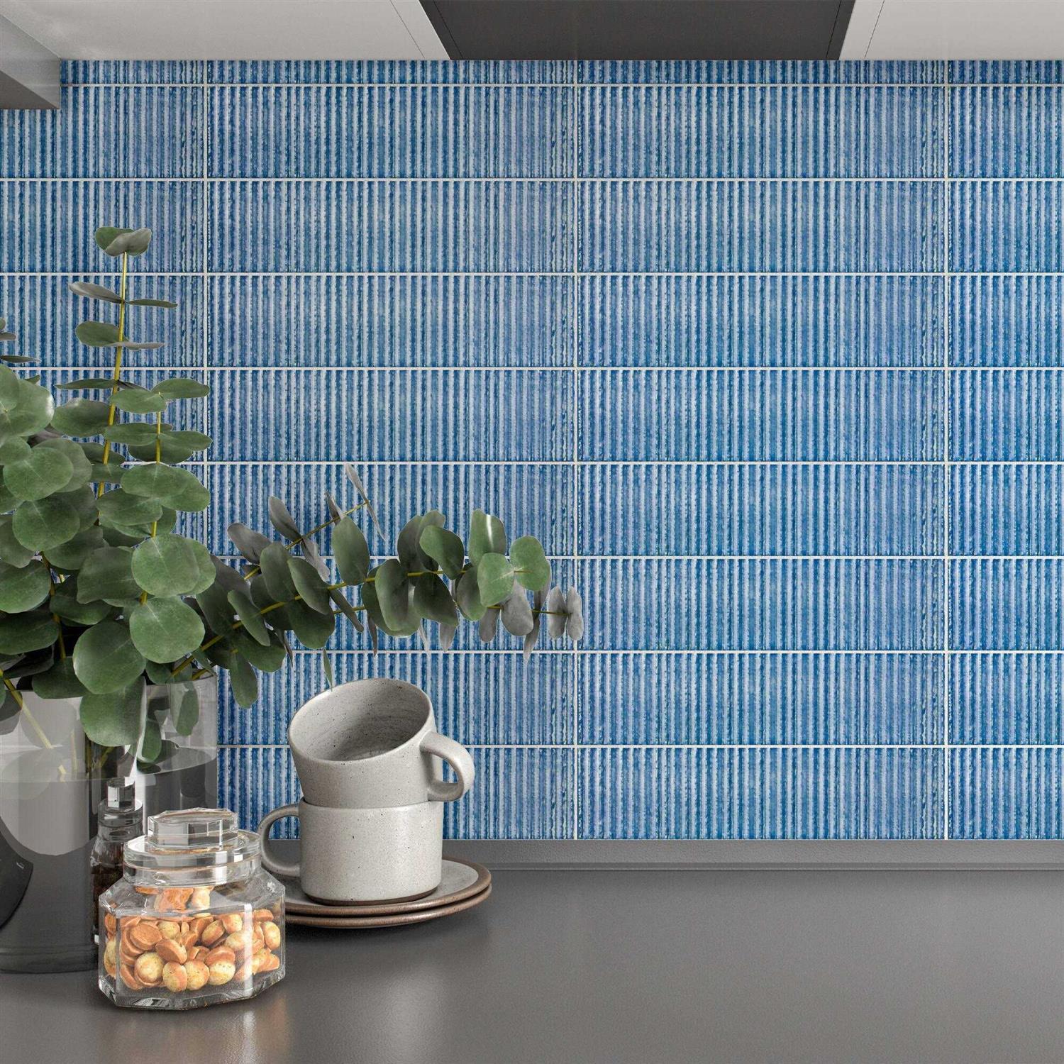 MOLOVO Soldeu 2.95 in. x 11.81 in. Polished Ceramic Wall Tile - Zenithce