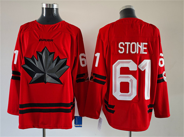 Canada #61 Mark Stone Red Stitched Jersey - Zenithce