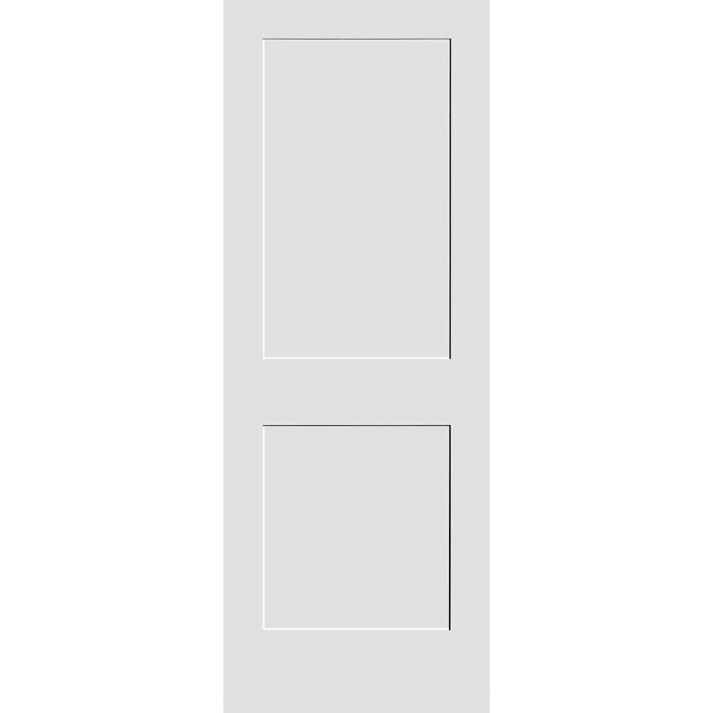 Primed 2 Panel Interior Shaker Door Slab Trimlite 2668pri8402 - Zenithce