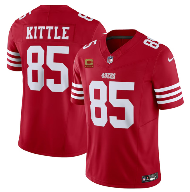San Francisco 49ers #85 George Kittle Red 2023 F.U.S.E. With 1-Star C Patch Vapor Untouchable Limited Stitched Jersey - Zenithce