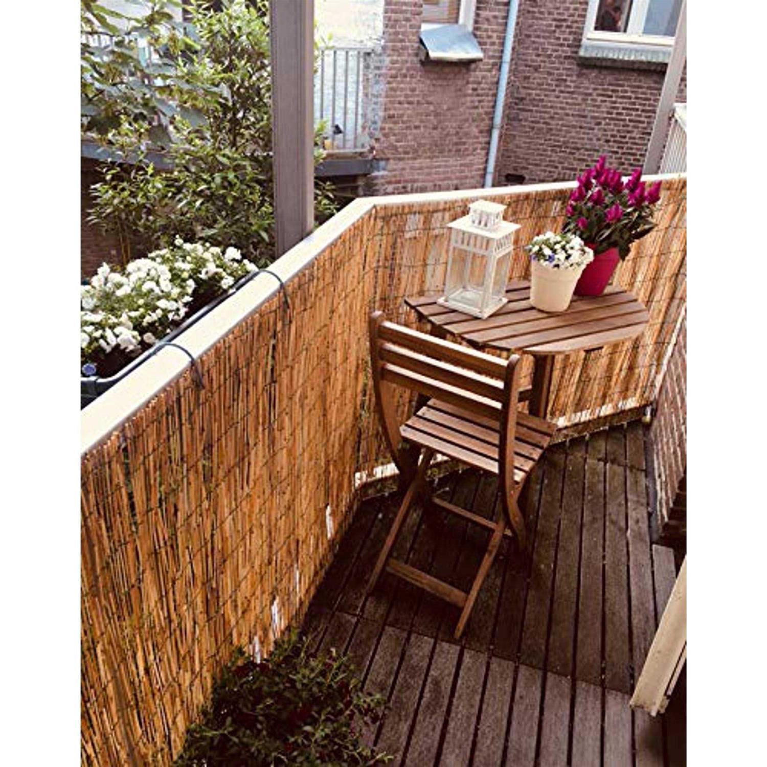 MGP Bamboo Slat rolled Fence - Zenithce