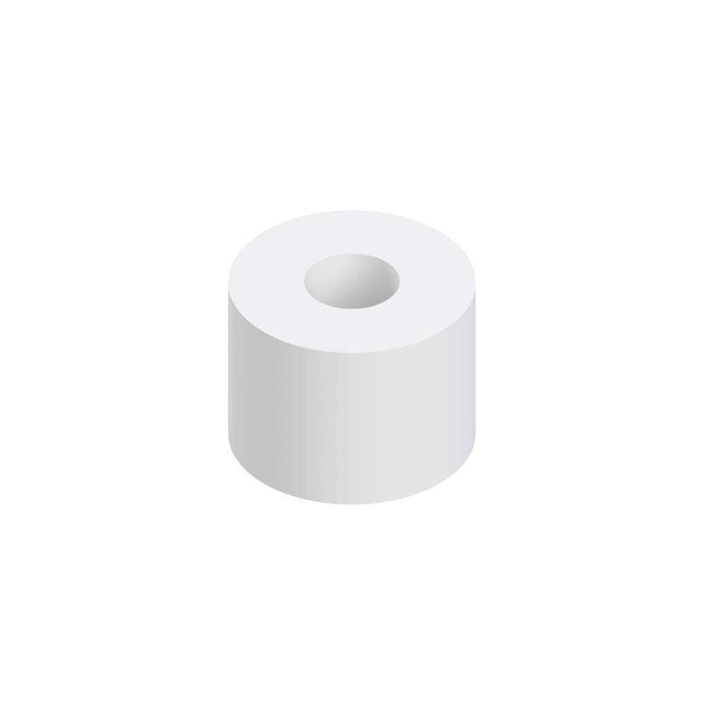 Robosource Nylon Spacer Thick 1/2inches OD 0.194inches ID - Zenithce