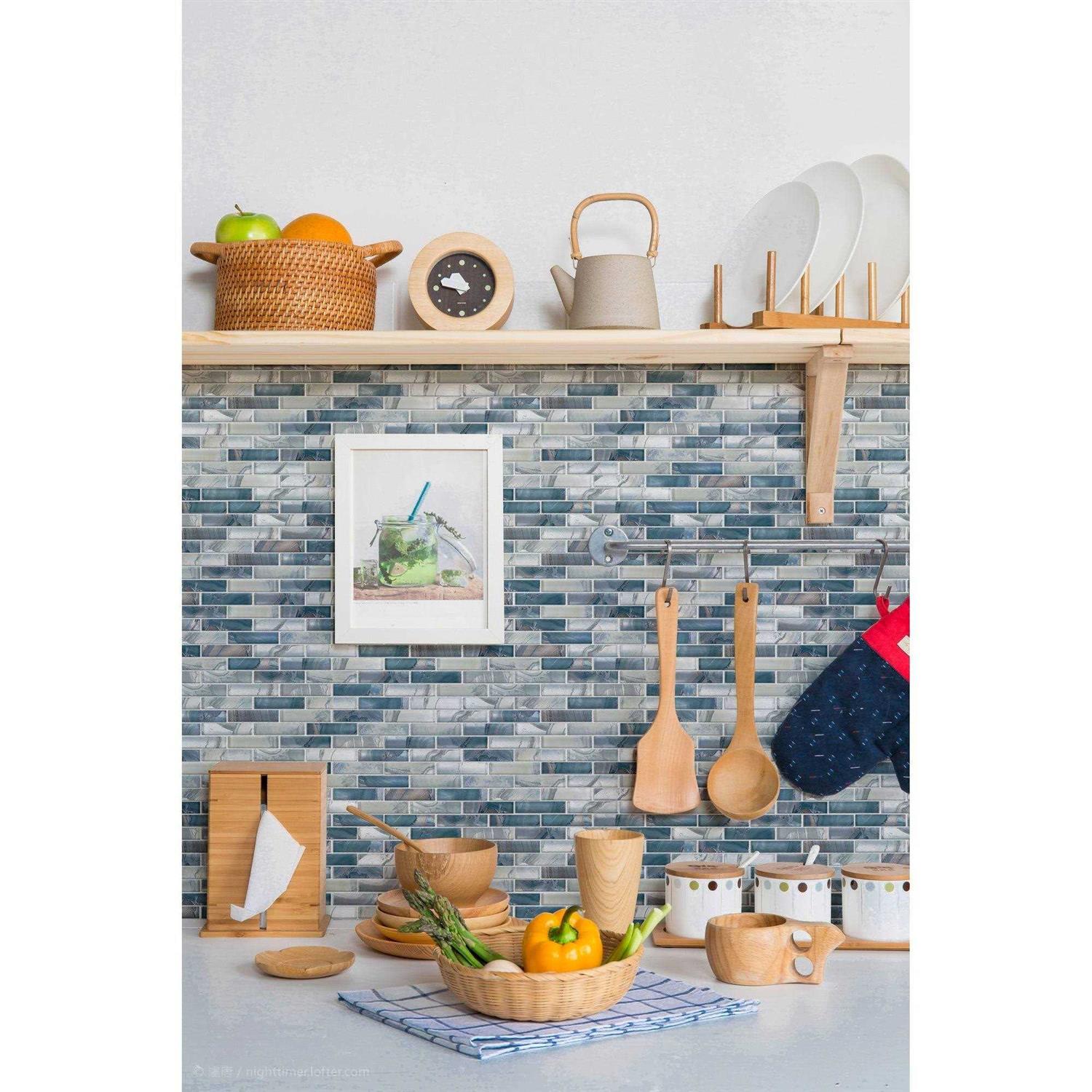 Supreme Tile TileGen. Recycle Classic Mirabella Glass Mosaic - Zenithce