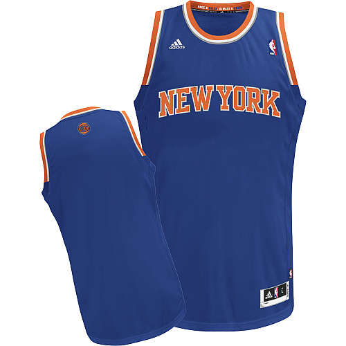 New York Knicks Blank Blue Swingman Jersey - Zenithce
