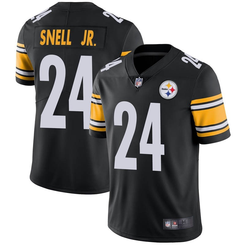 Pittsburgh Steelers #24 Benny Snell Jr. Black Vapor Untouchable Limited Stitched Jersey - Zenithce