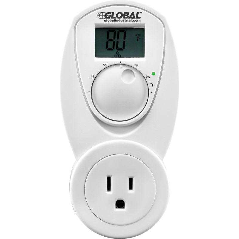Global Industrial Plug In Thermostat Control 120V - Zenithce