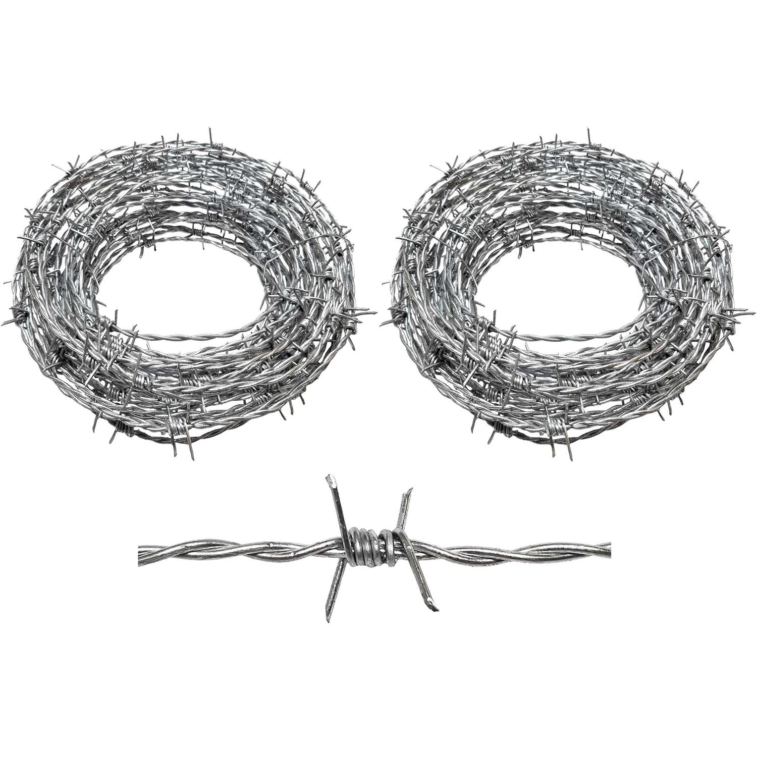 Dlh western Real Barbed Wire 60ft 15.5 Gauge - Zenithce