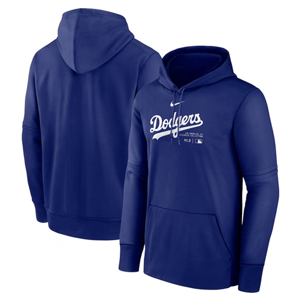 Los Angeles Dodgers Royal Collection Practice Performance Pullover Hoodie - Zenithce