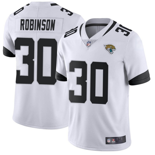 Jacksonville Jaguars #30 Cam Robinson White Vapor Untouchable Limited Stitched Jersey - Zenithce