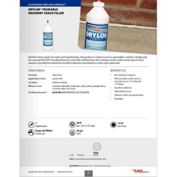 Drylok 1 gal Clear Penetrating Sealer 23613 - Zenithce