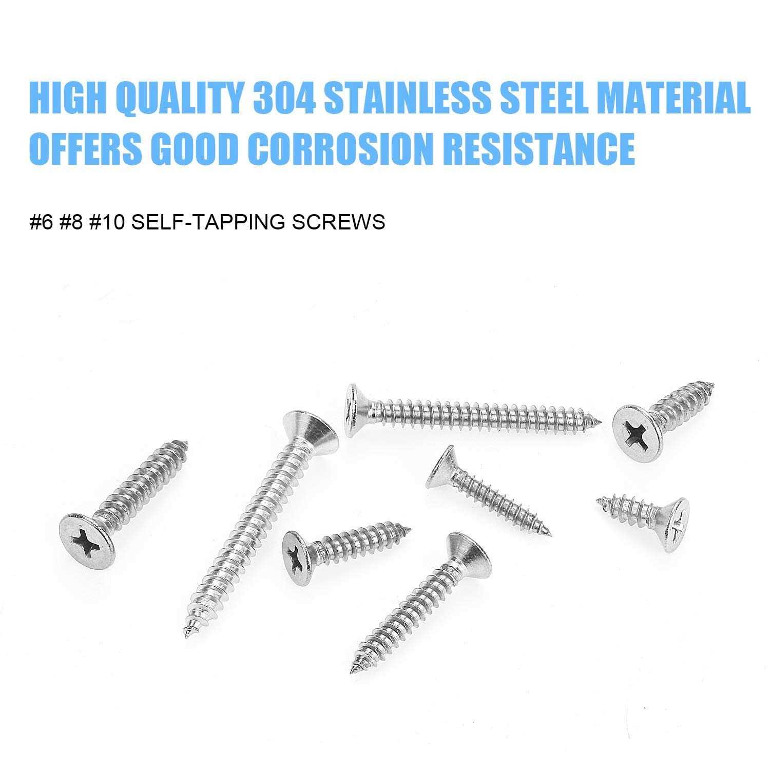DYWISHKEY 200 Pieces M3 x 30mm/35mm/40mm/45mm/50mm Stainless Steel 304 Hex Socket Head Cap Bolts Screws and Nuts Kit - Zenithce