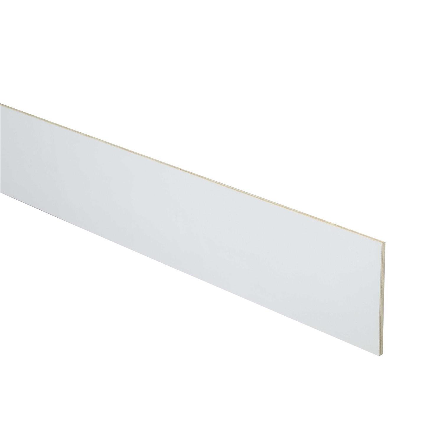 Luxxe Cabinetry Newhaven 0.75-in W x 42-in H x 12-in D Pure MWEP42-NPW - Zenithce