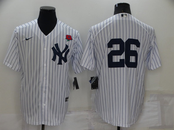 New York Yankees #26 DJ LeMahieu White Cool Base Stitched Baseball Jersey - Zenithce