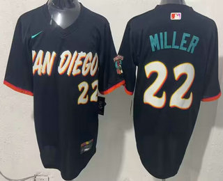 San Diego Padres #22 Mason Miller Black 2026 City Connect Stadium Jersey - Zenithce