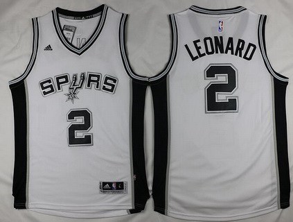 San Antonio Spurs #2 Kawhi Leonard Revolution 30 Swingman 2015-16 White Jersey - Zenithce