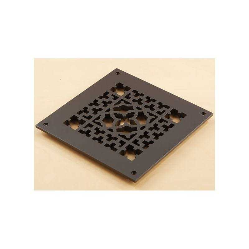 Reggio Registers Scroll Series 4 x Floor Grille without Mounting Holes - Zenithce