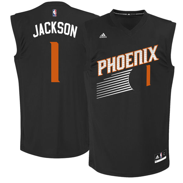 Phoenix Suns 1 Josh Jackson Black 2017 Draft Pick Replica Jersey - Zenithce