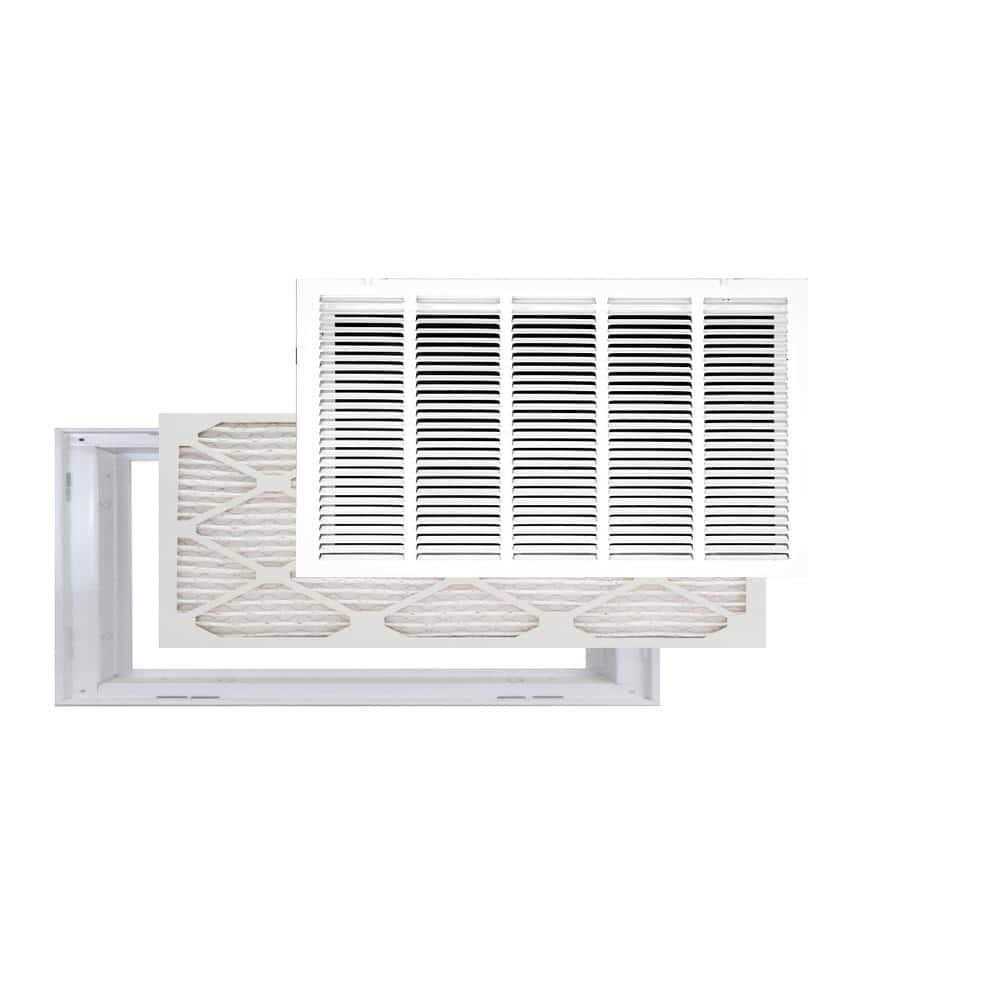 Venti Air 25 in. High Return Air Filter Grille with MERV 11 Filter Pre-Installed - Zenithce