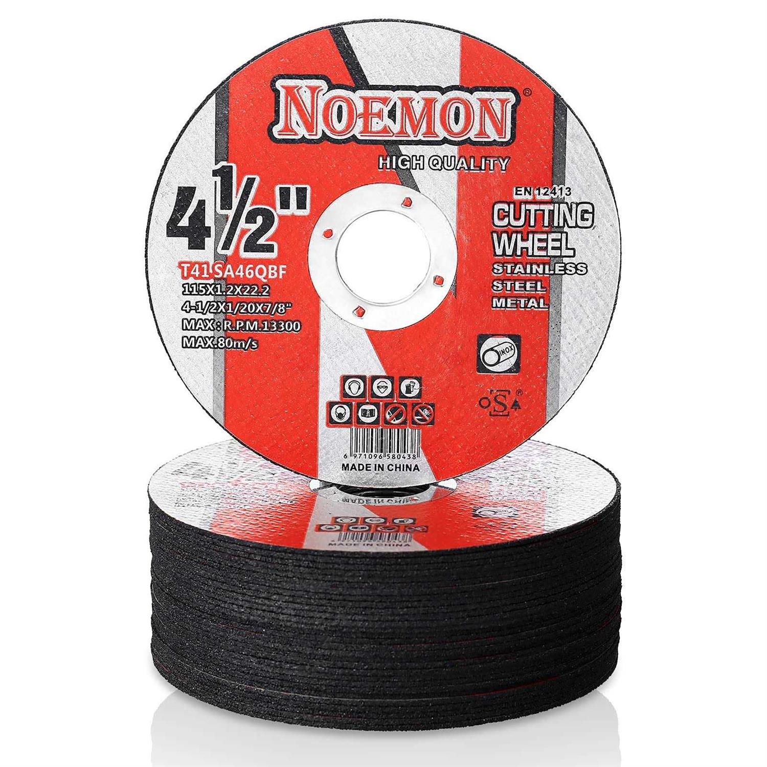 Cutting Wheel 4 1/2 for Angle Grinder Metal Cutting Wheel 4.5 Die Grinder Cut Off Wheel for Metal - Zenithce