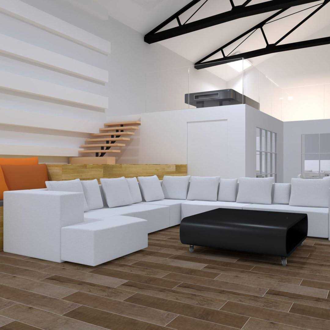 County Line 36” L Porcelain Wood Look Singular Tile PIXL - Zenithce