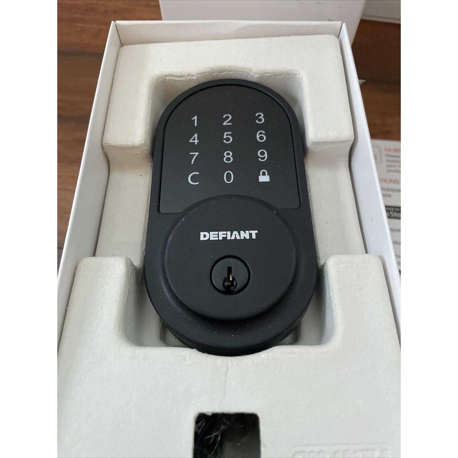 Defiant Round Smart Wi-Fi Deadbolt Powered by Hubspace - Zenithce