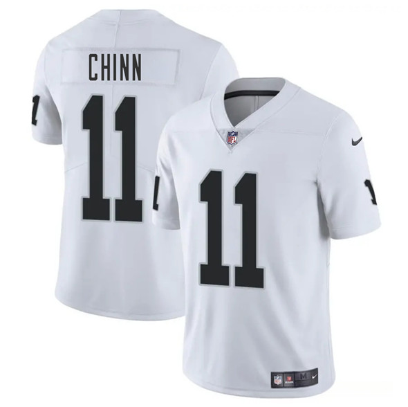 Las Vegas Raiders #11 Jeremy Chinn White 2025 Vapor Stitched Jersey - Zenithce