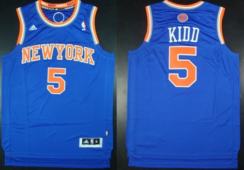 New York Knicks #5 Jason Kidd Revolution 30 Swingman 2013 Blue Jersey - Zenithce