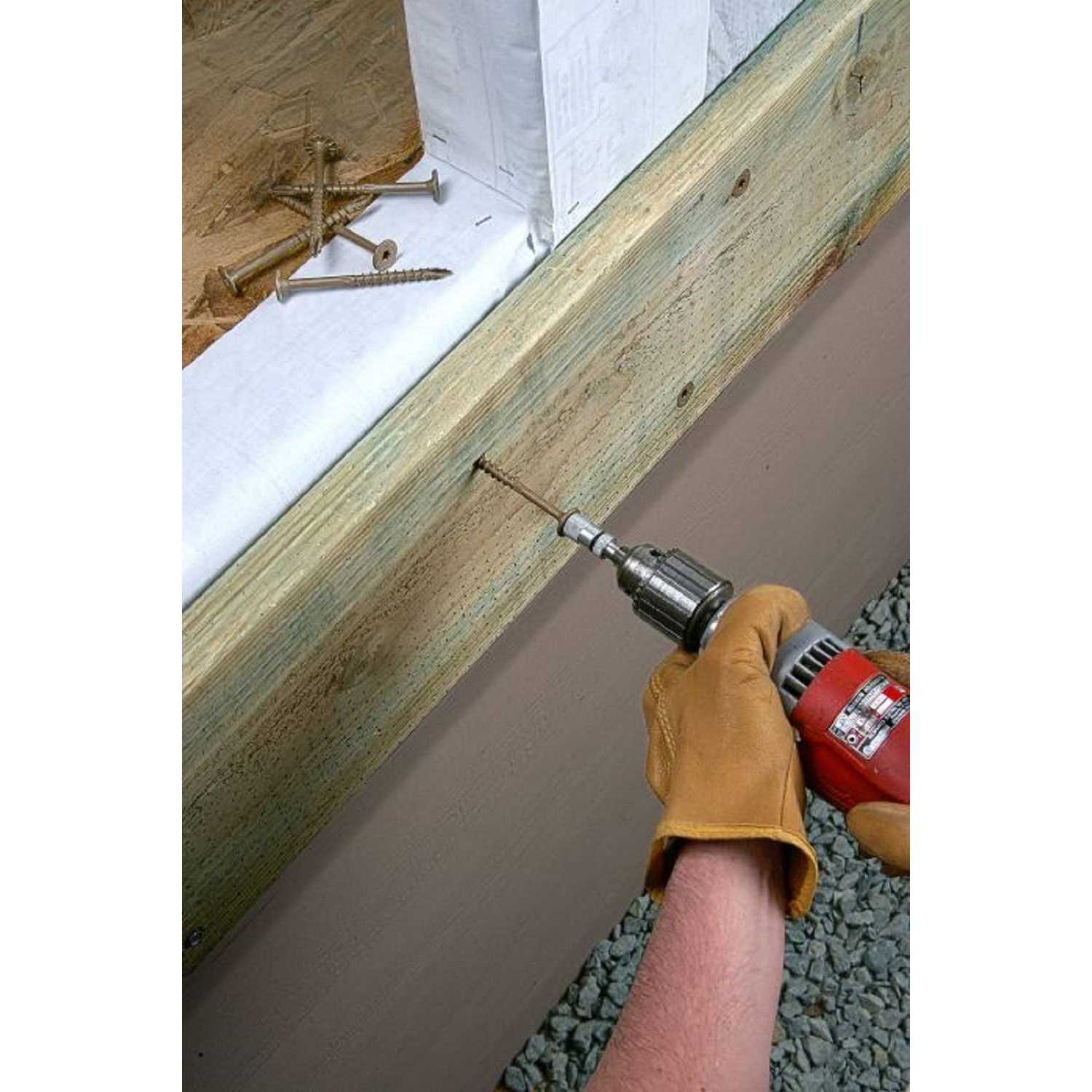 Simpson Strong Tie SDWS16312QR50 0.16×3-1/2 in. Tan Star Drive Low Profile Washer Head SDWS Framing Screws, 50/Box - Zenithce