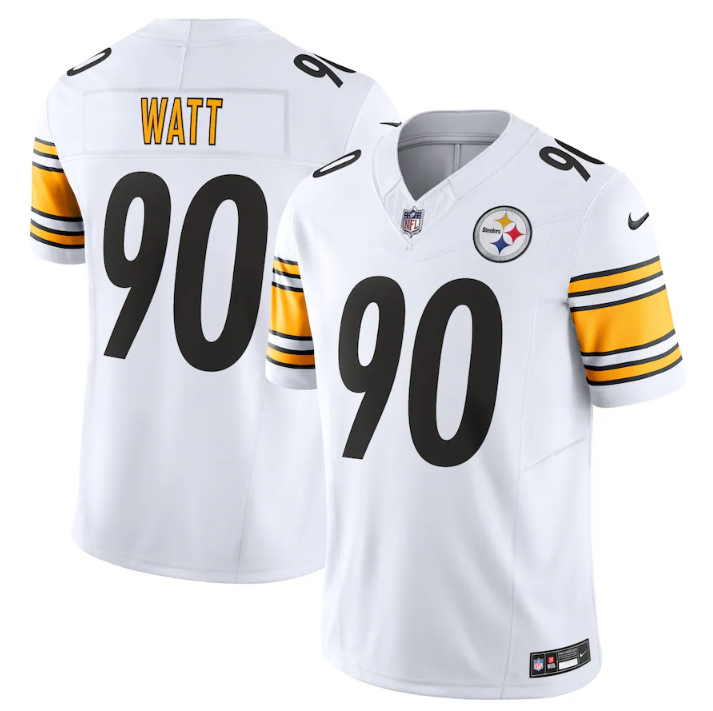 Pittsburgh Steelers #90 T.J. Watt White 2023 F.U.S.E. Vapor Untouchable Limited Jersey - Zenithce