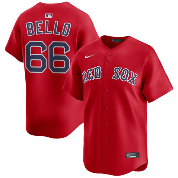 Boston Red Sox #66 Brayan Bello Red 2024 Alternate Limited Stitched Jersey - Zenithce