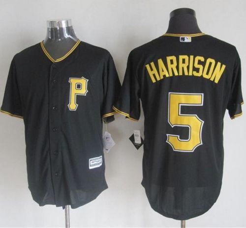 Pirates #5 Josh Harrison Black New Cool Base Stitched Jersey - Zenithce