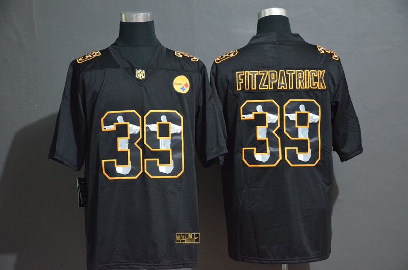 Pittsburgh Steelers #Minkah Fitzpatrick Black Jesus Faith Edition Limited Stitched Jersey - Zenithce