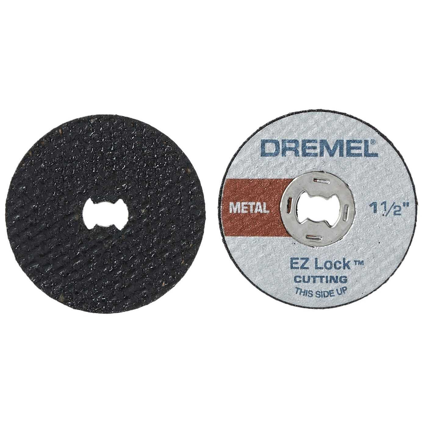 Dremel ez426cu EZ Lock 1-1/4 inch Metal Wheel for Rotary Tools, 3 Pack, for Cutting Wood, Plastic and Metal - Zenithce