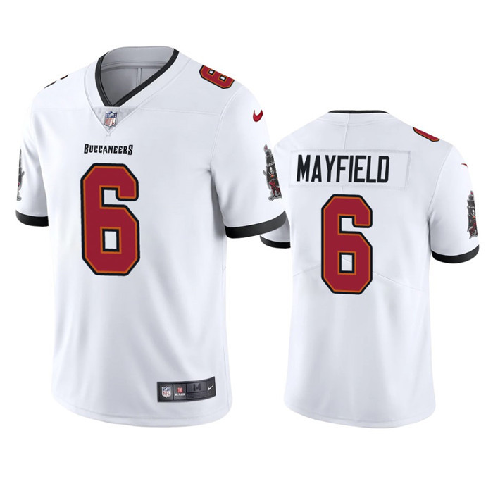 Tampa Bay Buccaneers #6 Baker Mayfield White Vapor Untouchable Limited Stitched Jersey - Zenithce