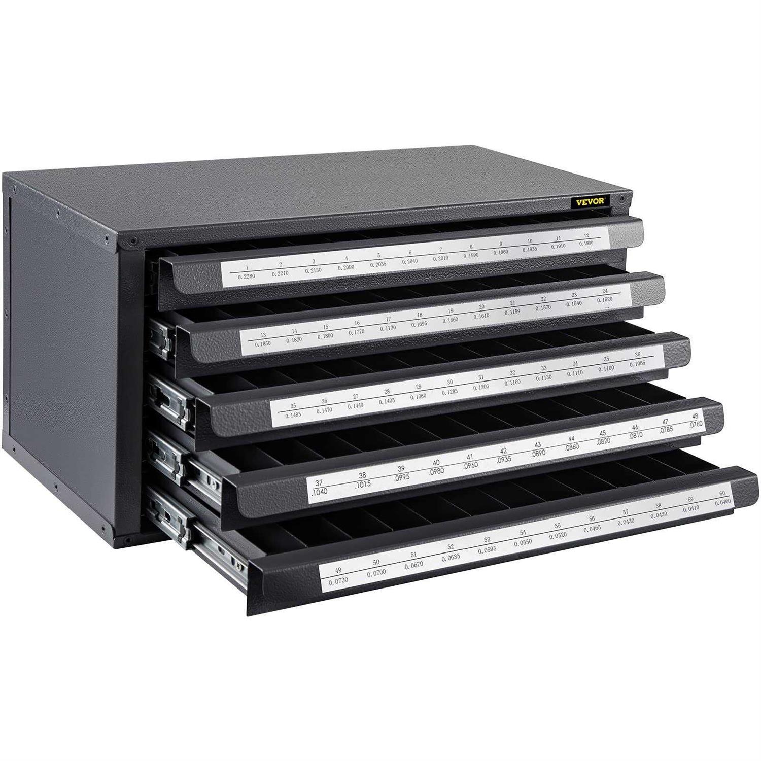VEVOR Drawer Slides 1 Pair Locking Drawer Slides 500lbs Load Capacity Heavy Duty Drawer Slides - Zenithce