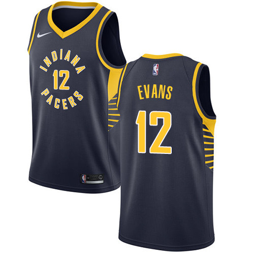 Pacers #12 Tyreke Evans Navy Blue Swingman Icon Edition Jersey - Zenithce