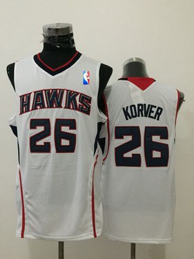 Atlanta Hawks #26 Kyle Korver White Swingman Jersey - Zenithce