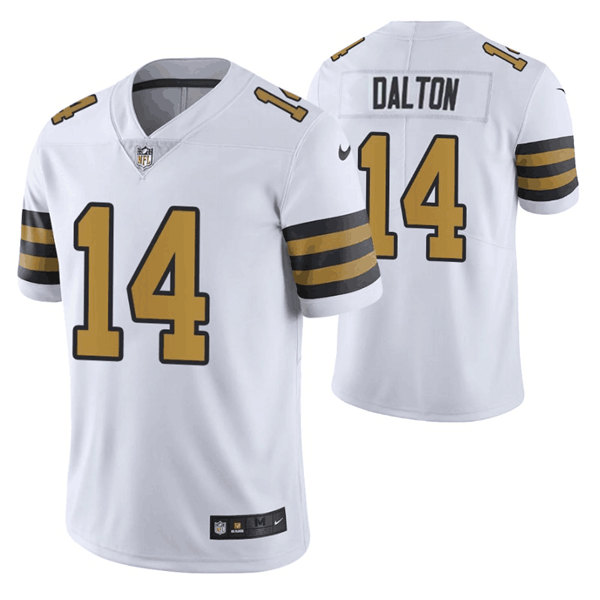 New Orleans Saints #14 Andy Dalton White Color Rush Stitched Jersey - Zenithce